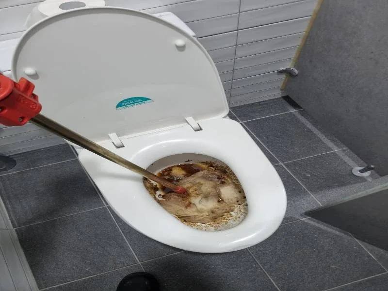 부천 중동 변기막힘 작업사례 26