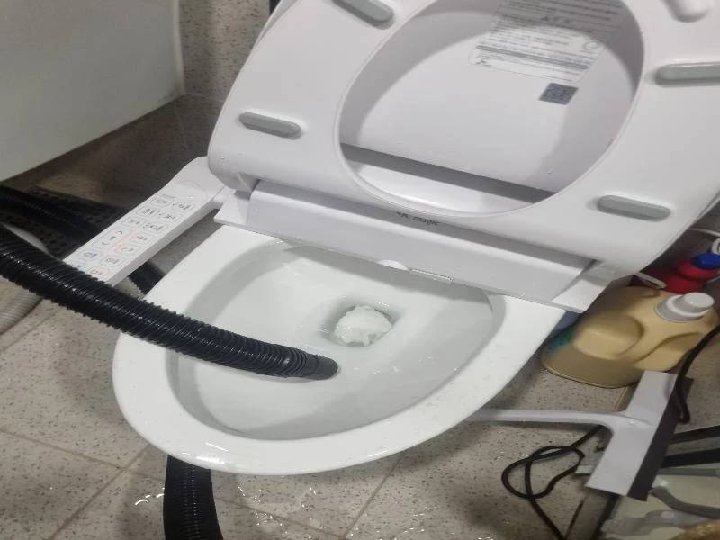 부천 중동 변기막힘 작업사례 30